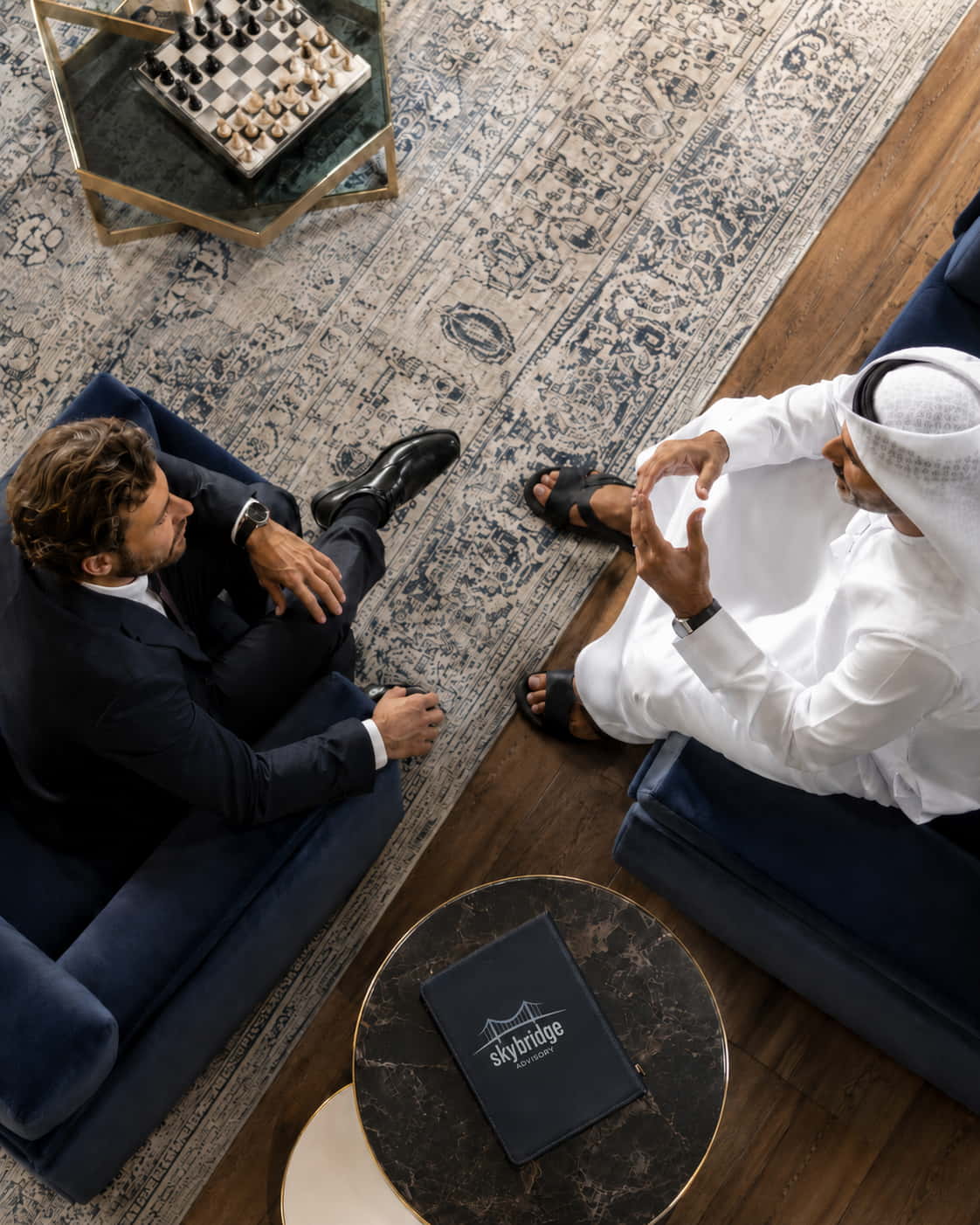 Private one-on-one meeting with a Skybridge Advisory partner